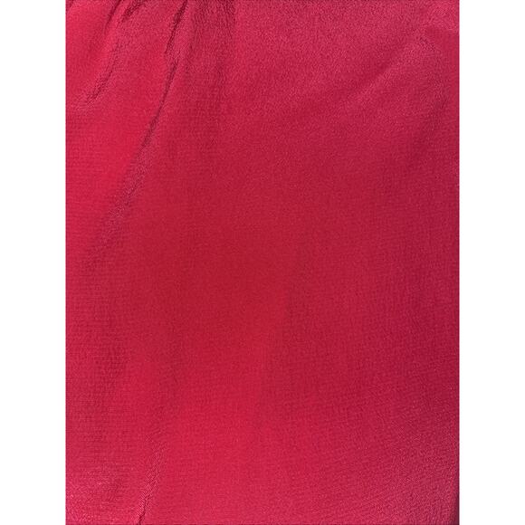 80s Francesca of Damon For Starlington Bright Pink 100% Silk Pencil Dress Sz 8 - Picture 8 of 9